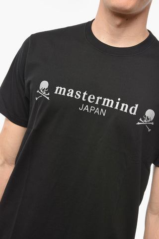 INSTINCT Crew Neck Cotton T-Shirt with Printed Logo