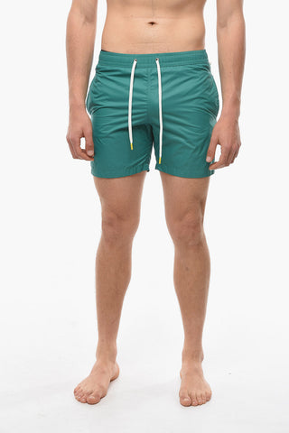 3 Pockets Nylon Swim Shorts