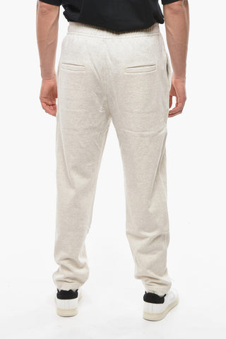 MAILEJO Joggers with Elasticated Waistband and Contrasting Logo
