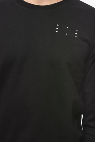 MCQ N.0 Brushed Cotton BLOCKCHAIN Crew Neck Sweatshirt