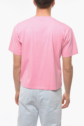 Crew-neck REECE T-shirt with Embroidered Logo