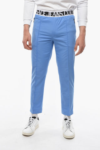 JEANS COUTURE Pantaloni Tapered Fit a 1 Pince con Banda Logata