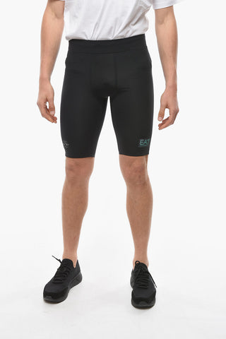 EMPORIO EA7 Training Shorts with 3D Logo Patch
