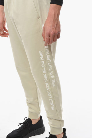 Printed BOX LOGO Brushed Cotton Sweatpants
