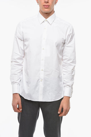 Cotton-poplin Shirt with Double-cuff