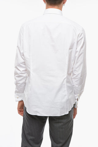 Cotton-poplin Shirt with Double-cuff