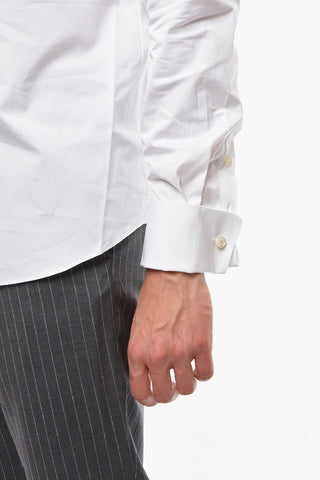 Cotton-poplin Shirt with Double-cuff