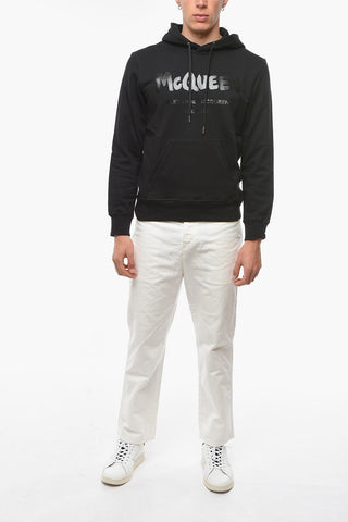 Brushed Cotton Logoed Hoodie
