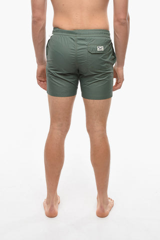 Solid Color Swim Shorts