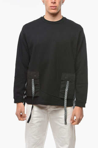 Crewneck Sweatshirt with Maxi Pocket