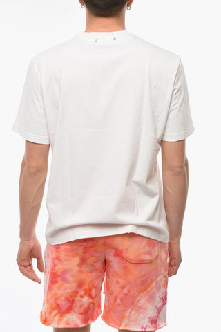Jersey UNIVERSITY T-shirt with Logo Print