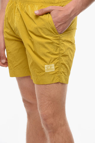 Nylon Swim Shorts with 2 Pockets 