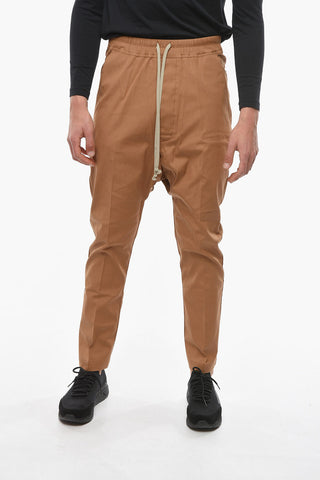 Pleated Joggers with Back Flap Pockets
