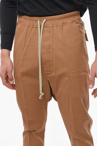 Pleated Joggers with Back Flap Pockets