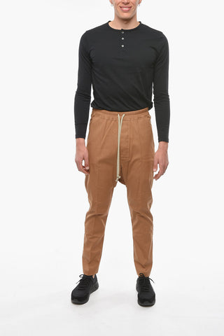 Pleated Joggers with Back Flap Pockets
