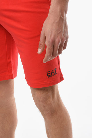 EMPORIO EA7 Sporty Shorts with Embossed Logo