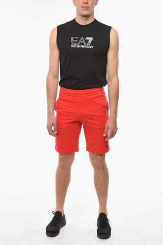 EMPORIO EA7 Sporty Shorts with Embossed Logo