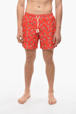 Paisley Patterned Swim Shorts
