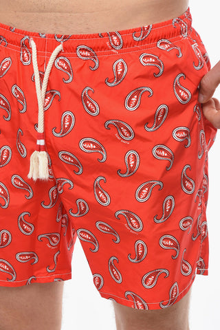 Paisley Patterned Swim Shorts