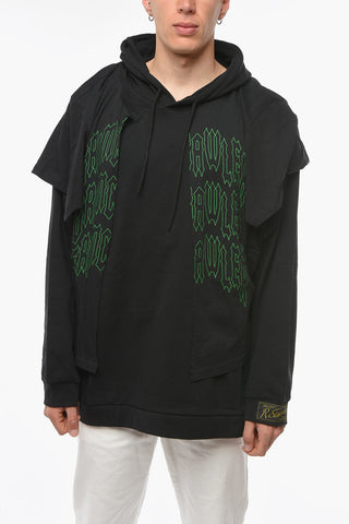 Felpa Hoodie GRIMCRAWLER in Doppio Tessuto