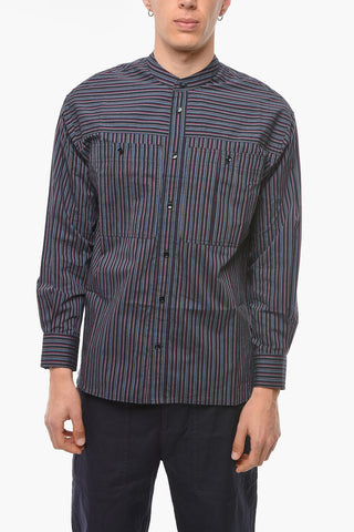 TAILORY Shirt with Striped Pattern and Round Neckline