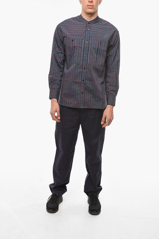 TAILORY Shirt with Striped Pattern and Round Neckline