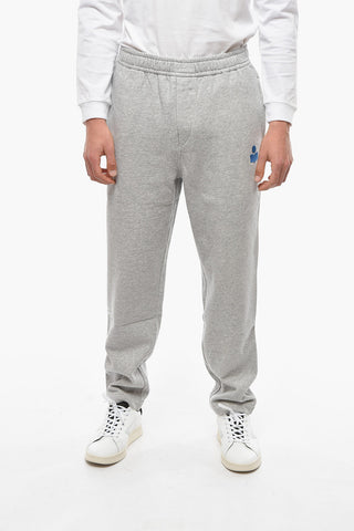 MAILEJO Joggers with Elasticated Waistband and Contrasting Logo