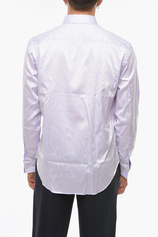 EMPORIO Camicia Modern Fit in Twill di Cotone