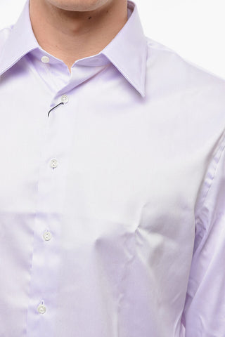 EMPORIO Camicia Modern Fit in Twill di Cotone