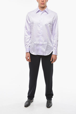 EMPORIO Camicia Modern Fit in Twill di Cotone