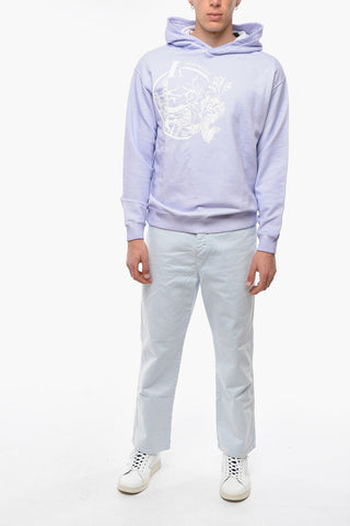 EMPORIO Vintage-effect Hoodie with Print