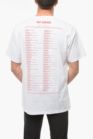TOUR DATE T-shirt with Lettering Allover