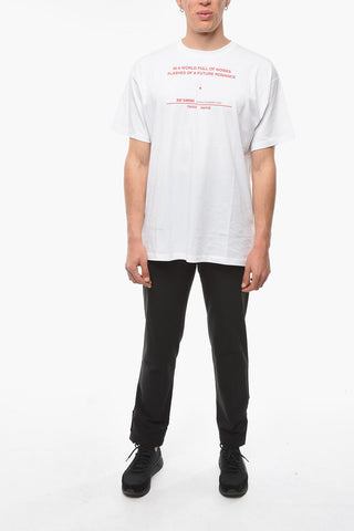 TOUR DATE T-shirt with Lettering Allover