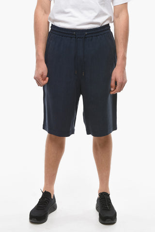 Shorts in Cupro con Coulisse