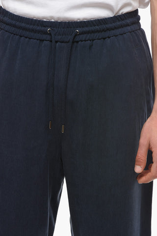 Shorts in Cupro con Coulisse