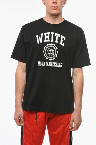T-Shirt Girocollo EMBLEM in Cotone con Stampa