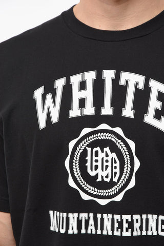 T-Shirt Girocollo EMBLEM in Cotone con Stampa