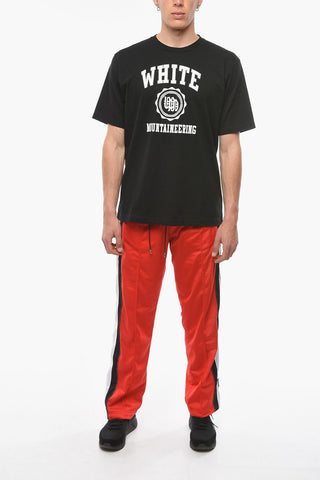 T-Shirt Girocollo EMBLEM in Cotone con Stampa