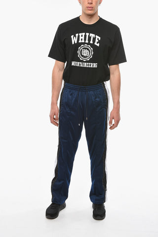 VTMNTS Contrasting Band SNAP Jersey Sweatpants with Snap Buttons