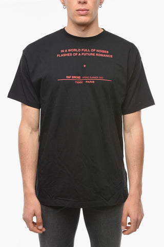 TOUR DATE T-shirt with Lettering Allover