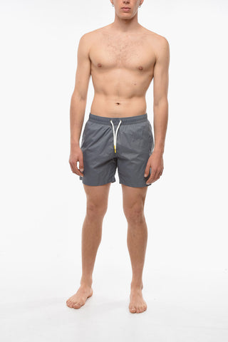 Costume da Bagno Boxer in Nylon a 3 tasche