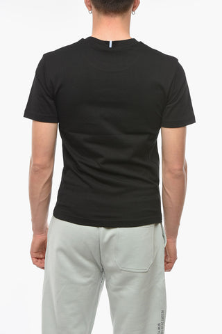 MCQ STRIAE Embroidered TAYLOR SILK Cotton T-Shirt