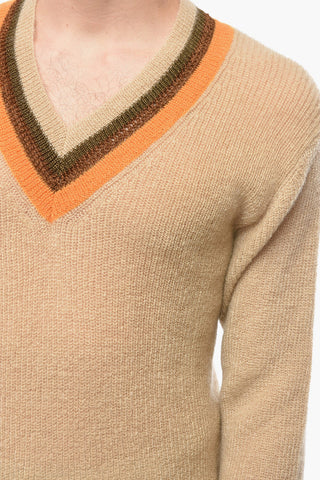 Maglia SAINT in Misto Mohair con Scollo a V