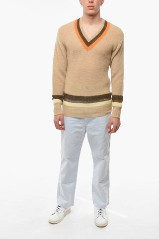 Maglia SAINT in Misto Mohair con Scollo a V