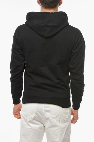 Cotton Blend MULTICORD Hoodie with Multi Draswstring