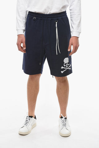 INSTINCT Terry Logo Cotton Shorts