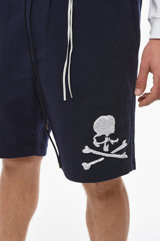 INSTINCT Terry Logo Cotton Shorts