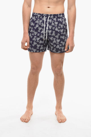 VILEBREQUIN All Over Teddy Printed Swim Shorts