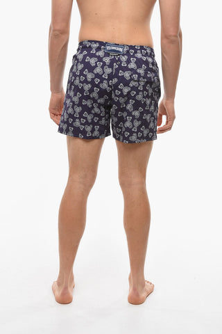 VILEBREQUIN All Over Teddy Printed Swim Shorts