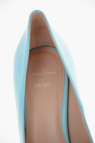 LJ LEONIE HANNE Leather Pumps with Pointed 10cm 
